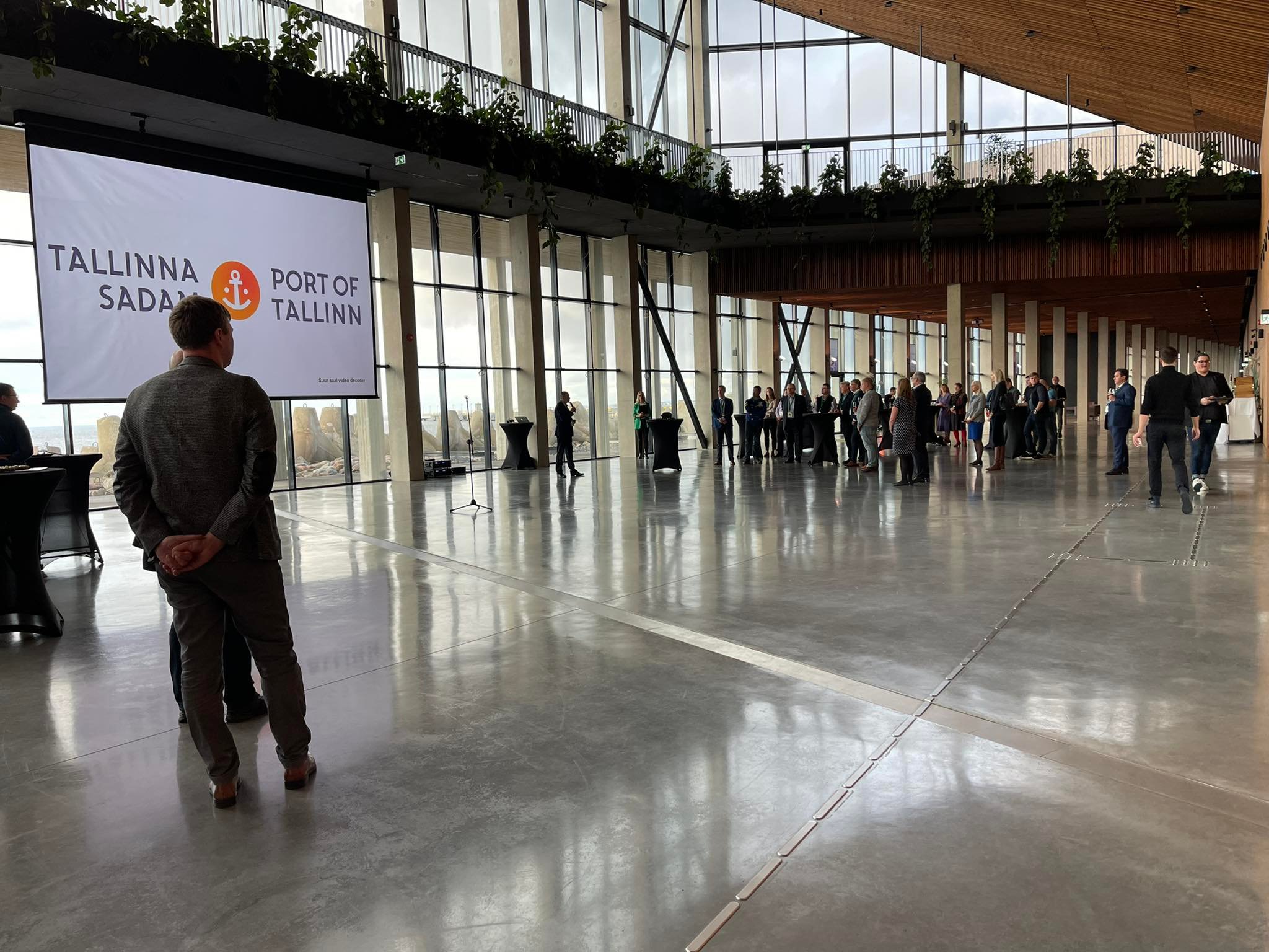 Customer event at the new Cruise Terminal of the Port of Tallinn